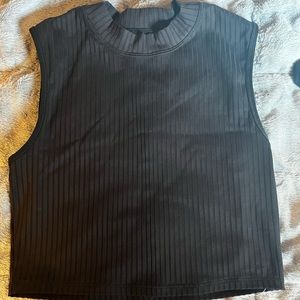 Athleta ribbed crop top.